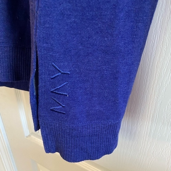 Marc New York Performance Blue Fleece Tunic Thermal/Sweatshirt Top Medium EUC - Picture 6 of 11